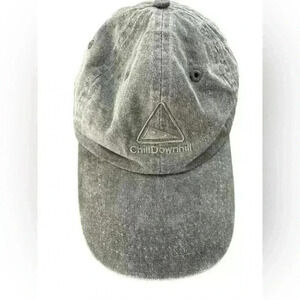 Chill Downhill Skateboarding Dad Cap Hat in Concrete Grey‎ Adjustable